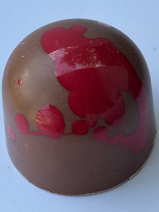 Pistachio and Cherry Bon Bon - Filia Tres Chocolates