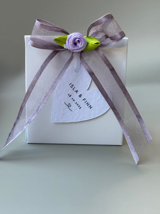 Aila favour box - Filia Tres Chocolates