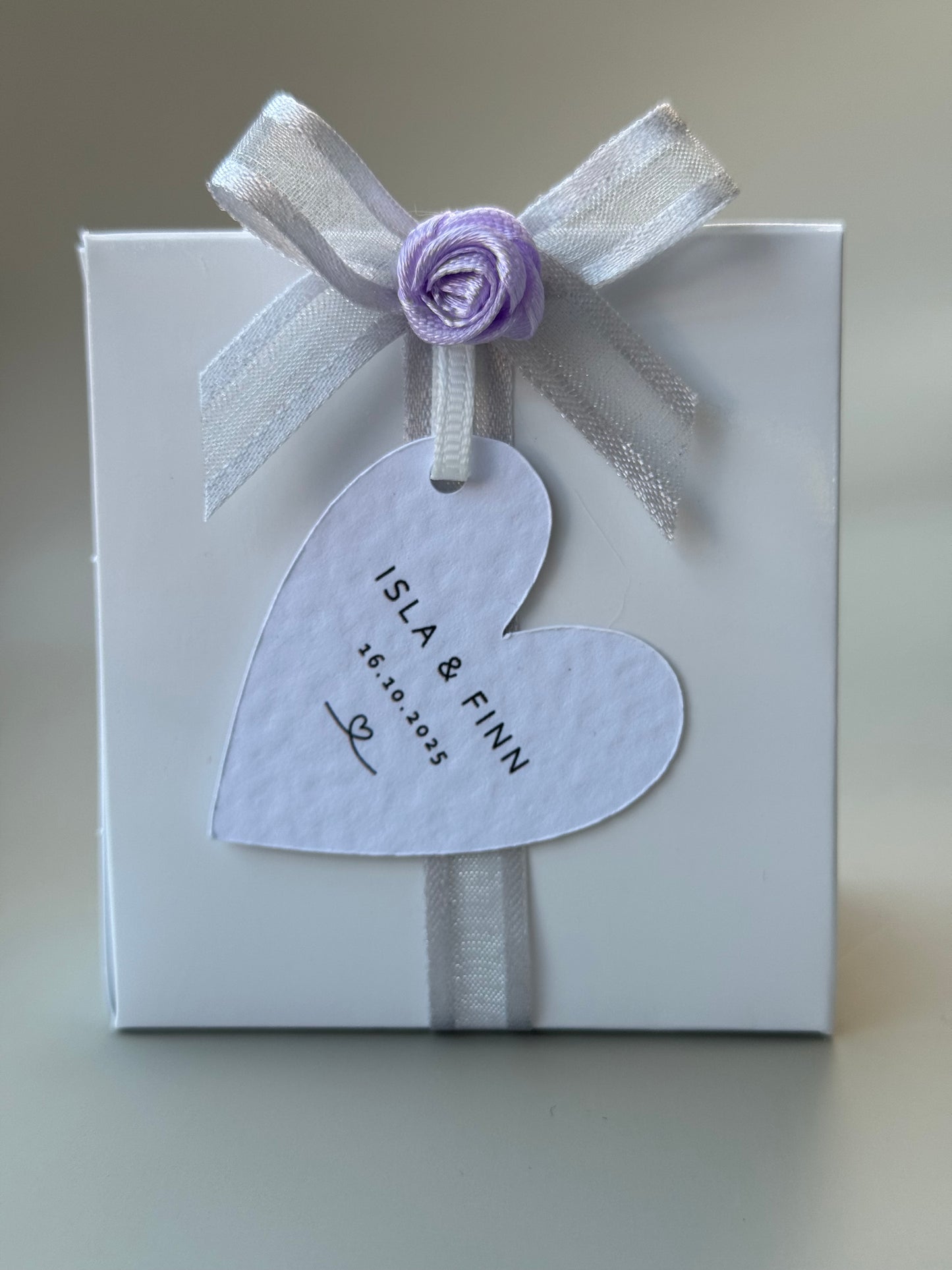 Kenna favour box - Filia Tres Chocolates