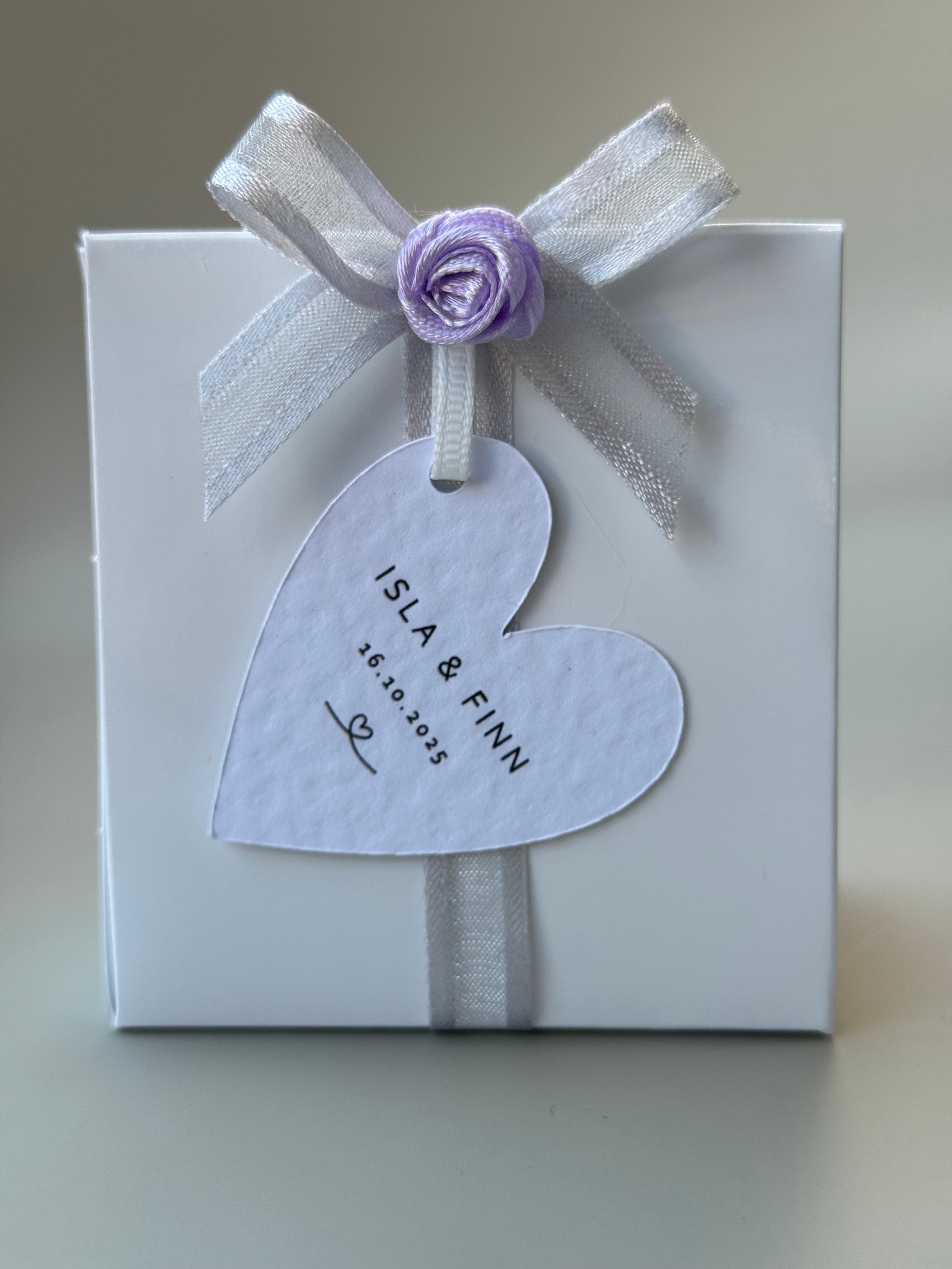 Kenna favour box - Filia Tres Chocolates