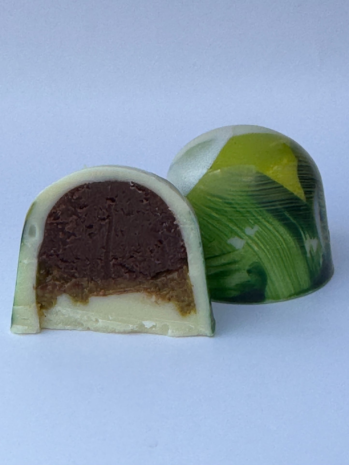 Lime Pistachio Bon Bon - Filia Tres Chocolates